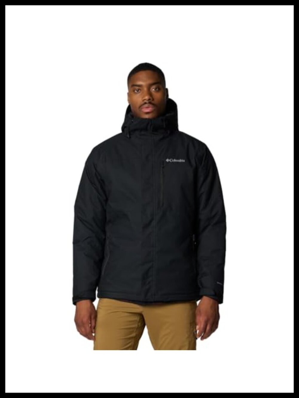 Men's Insulated Waterproof Hiking Jacket with Heat Reflective Technology